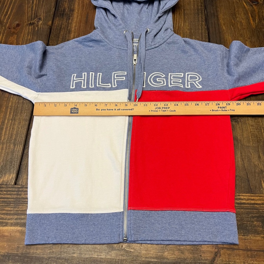 Tommy Hilfiger Sport‎ Colorblock spellout Full Zip Hoodie Jacket Womens XS - Picture 5 of 6